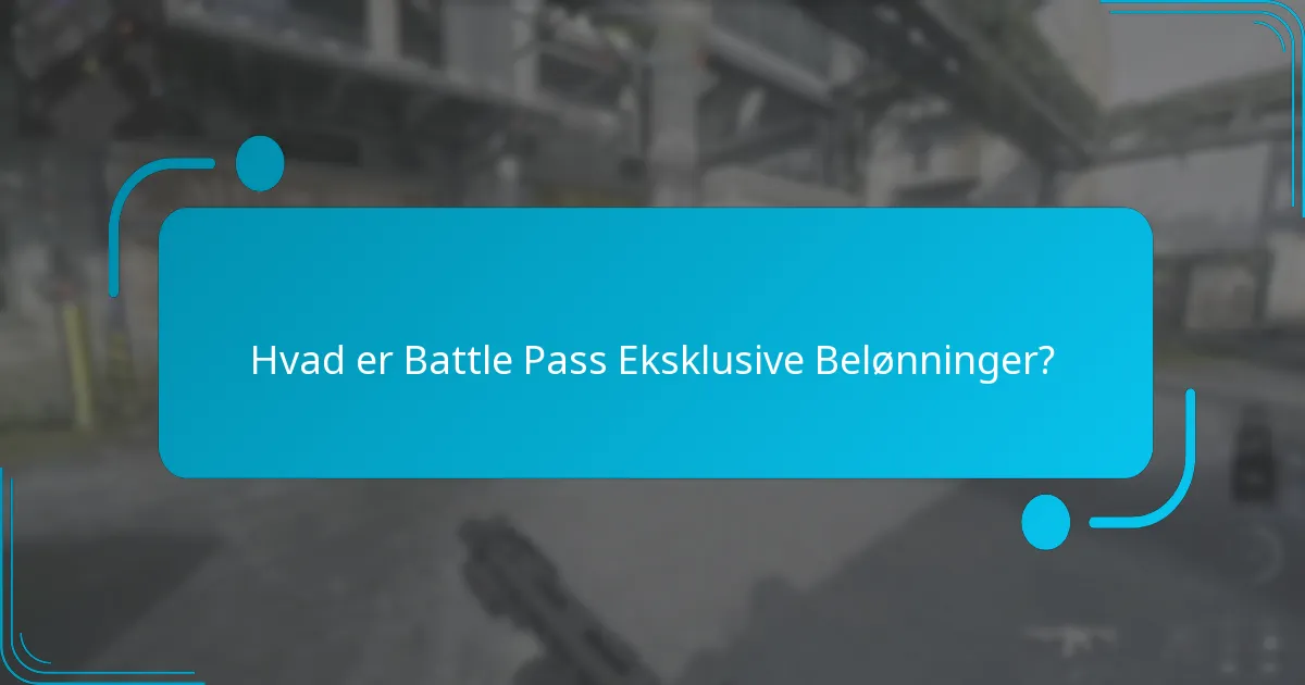 Hvilke unikke operatørskind er tilgængelige i det nuværende battle pass?